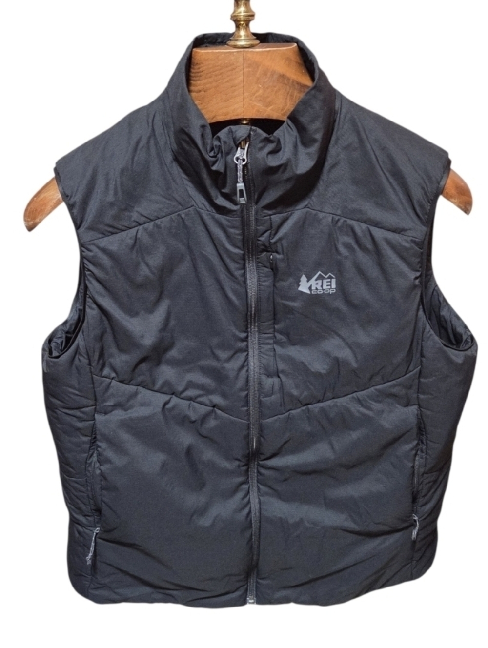 REI Co-Op Womens Black Primaloft Insulated Puffer Vest Size XL